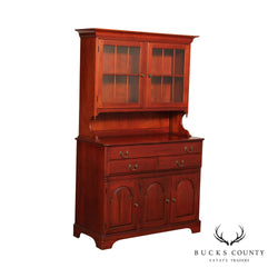 Pennsylvania House Colonial Style Cherry Server With Hutch Top