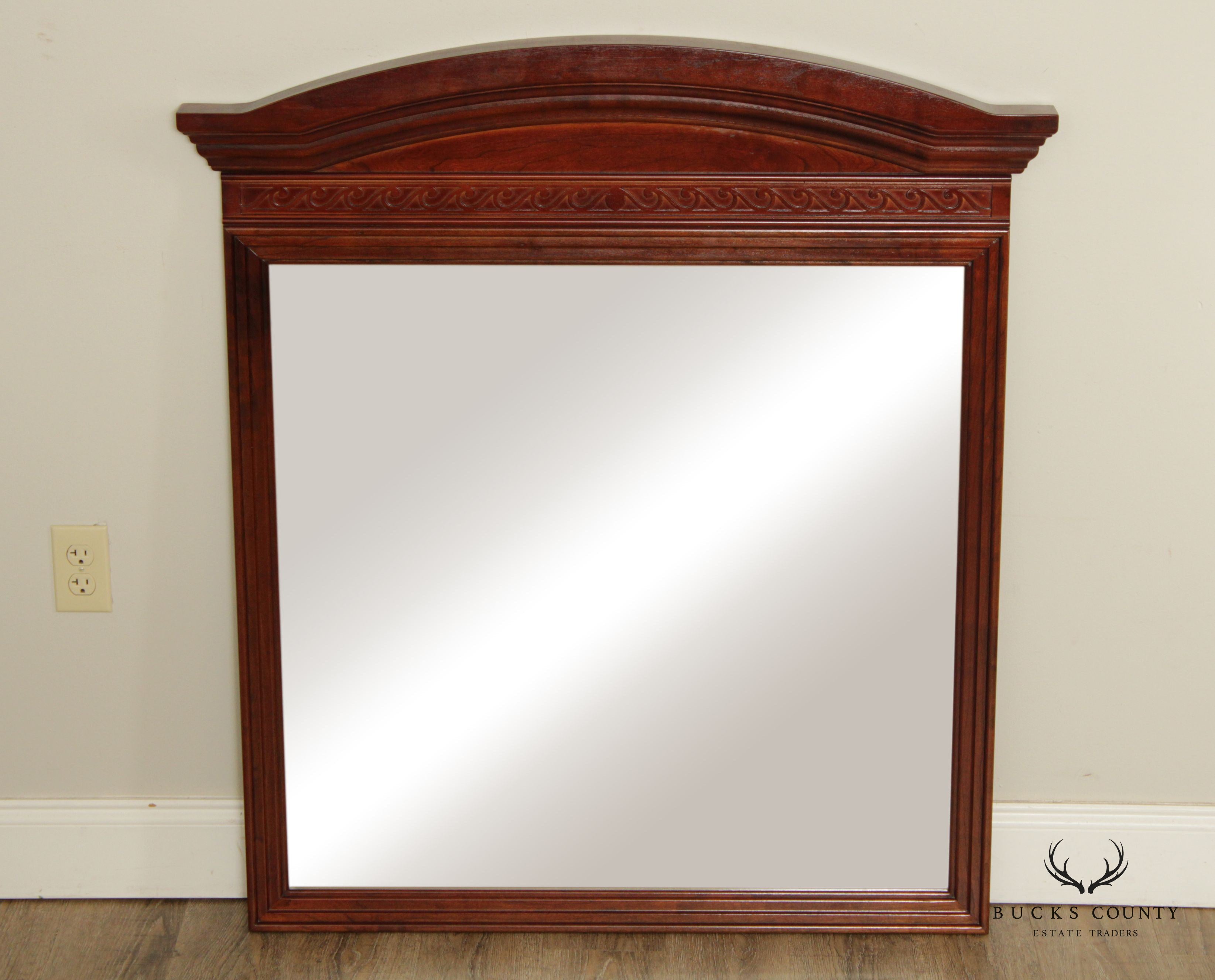 Pennsylvania House Cherry Frame Dresser or Over-Mantel Wall Mirror