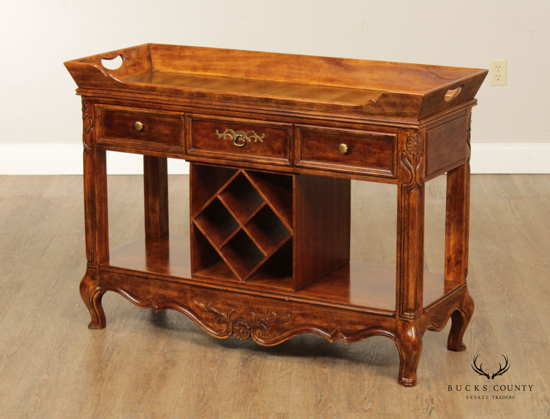 French Provincial Style Vintage Bar Buffet Server