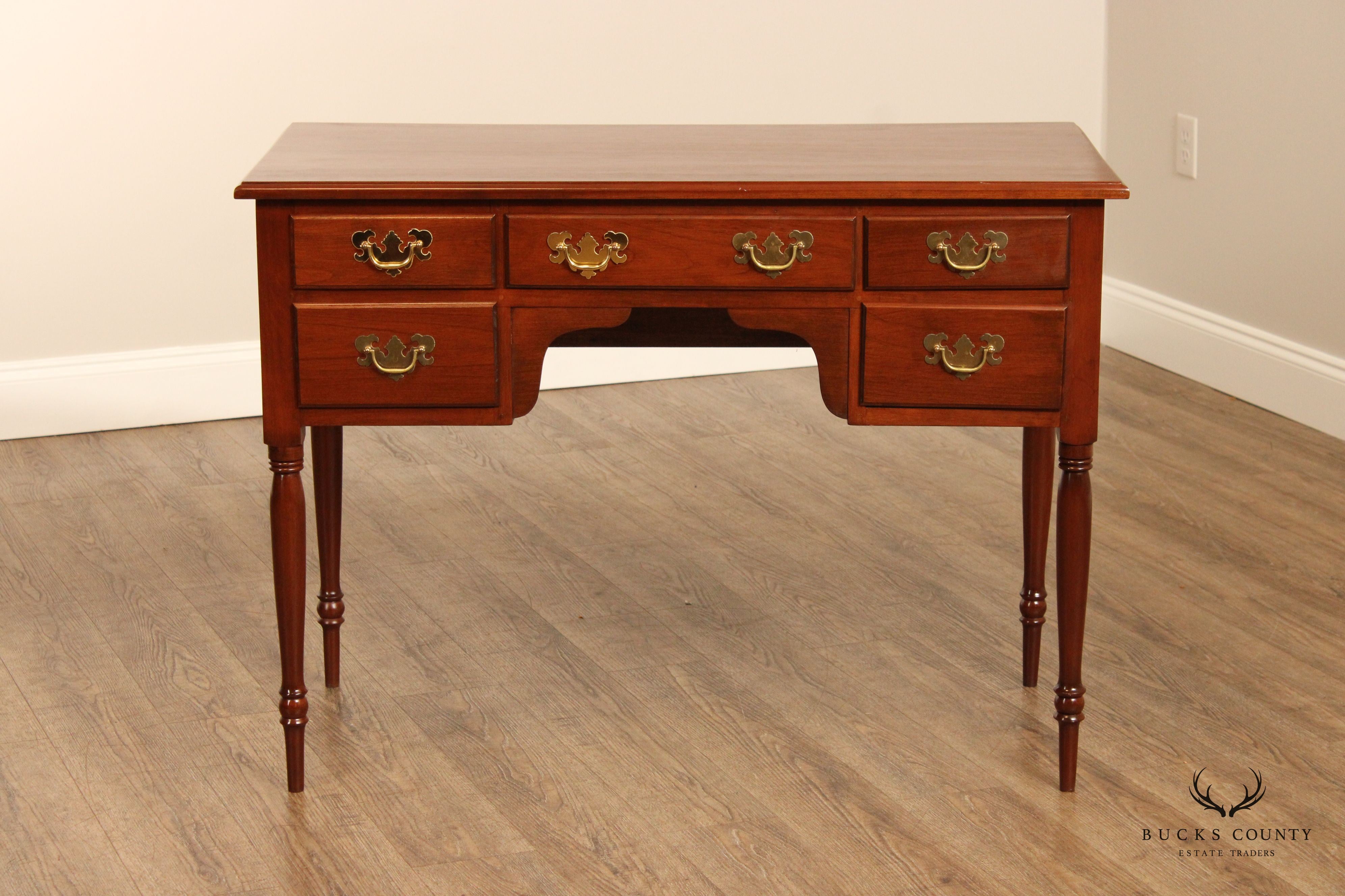 Sheraton Style Custom Quality Cherry Writing Desk