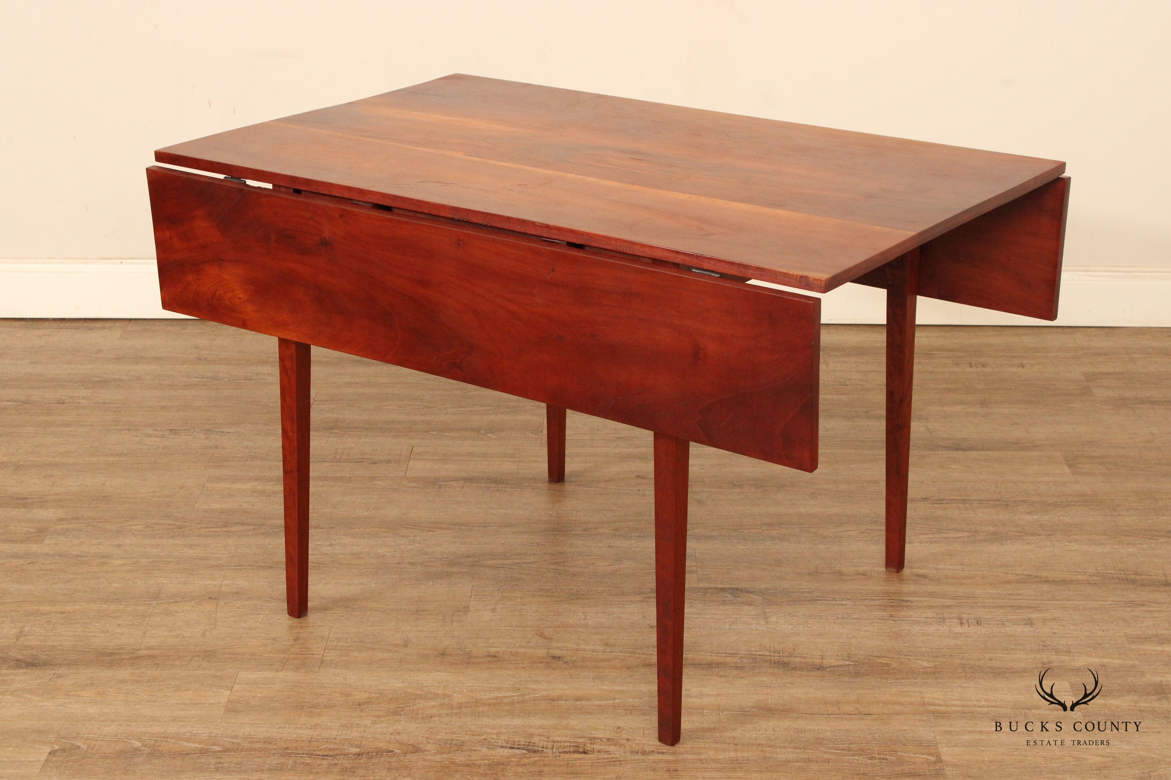 Ray Curran Studio Made Walnut Drop Leaf Dining Table