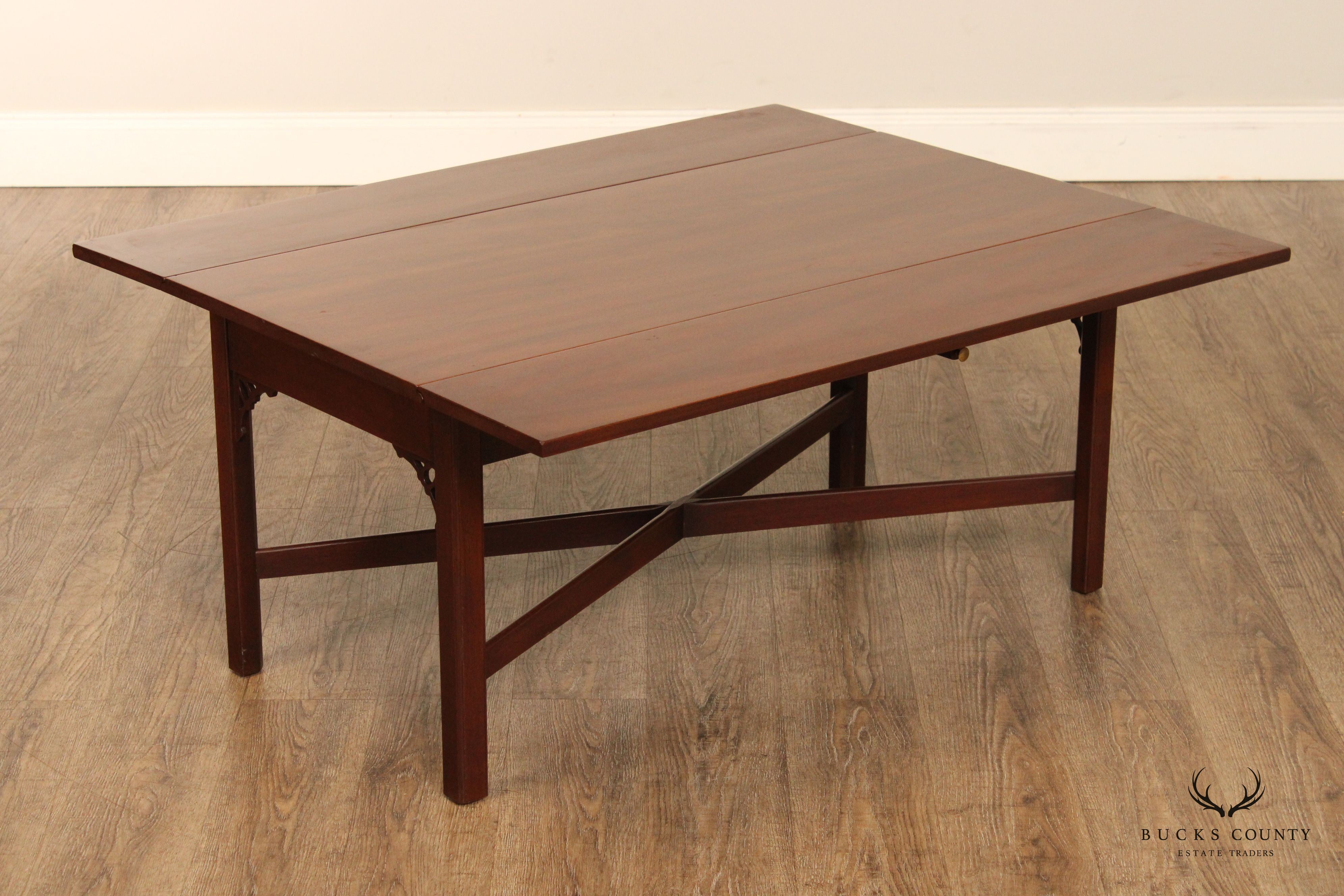 Kittinger Williamsburg Adaptation Mahogany Drop Leaf Coffee Table