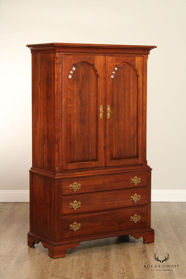 Knob Creek Chippendale Style Cherry Armoire