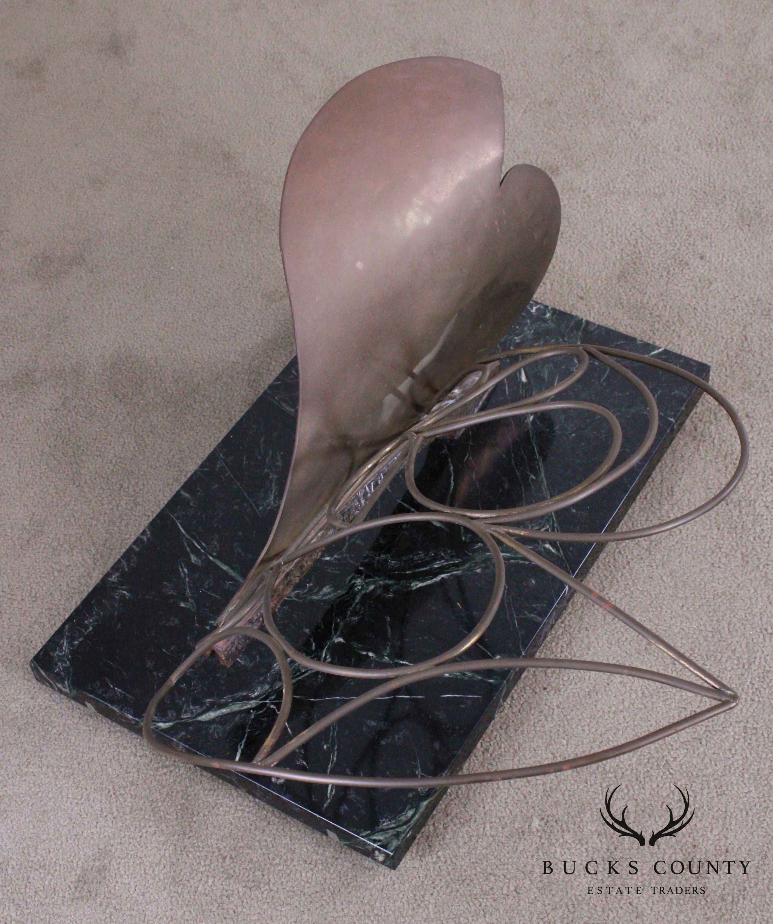 Postmodern Bronze Abstract Sculpture