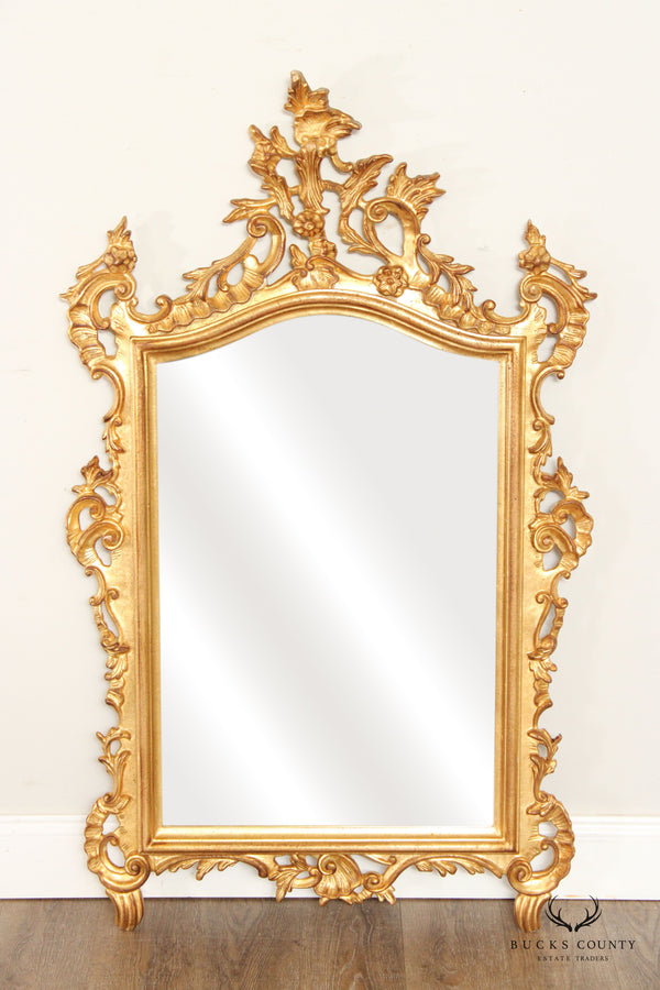 Italian Rococo Style Giltwood Wall Mirror