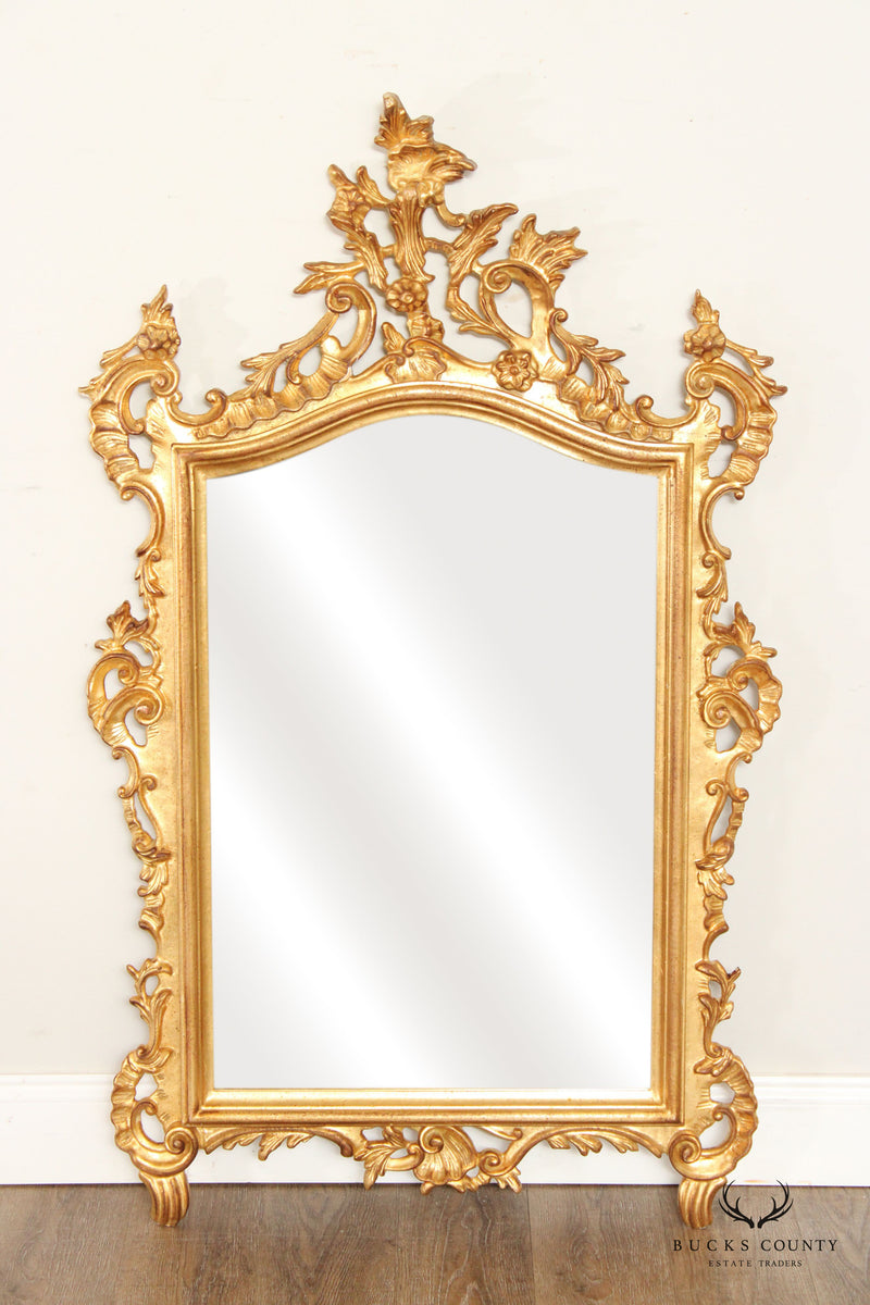 Italian Rococo Style Giltwood Wall Mirror