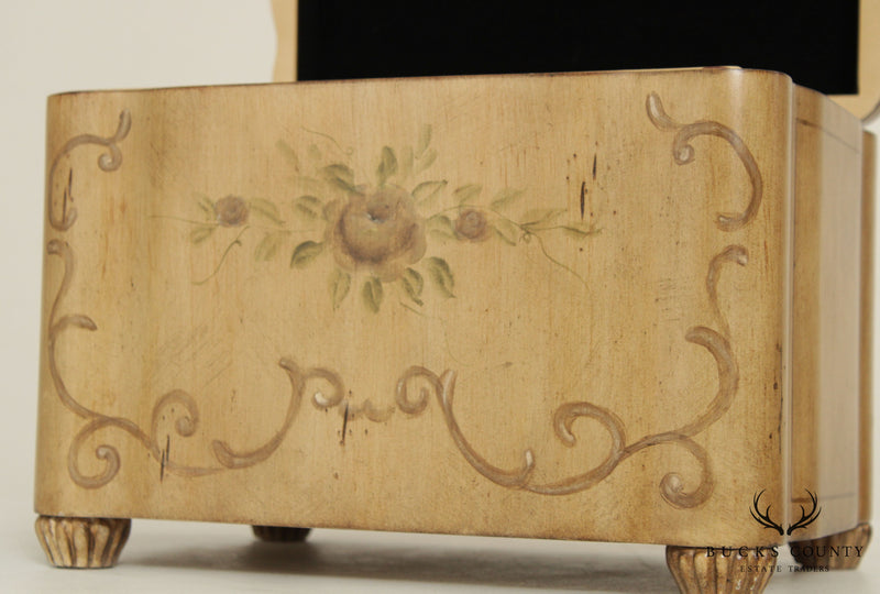 Ethan Allen French Style Painted Jewelry Box