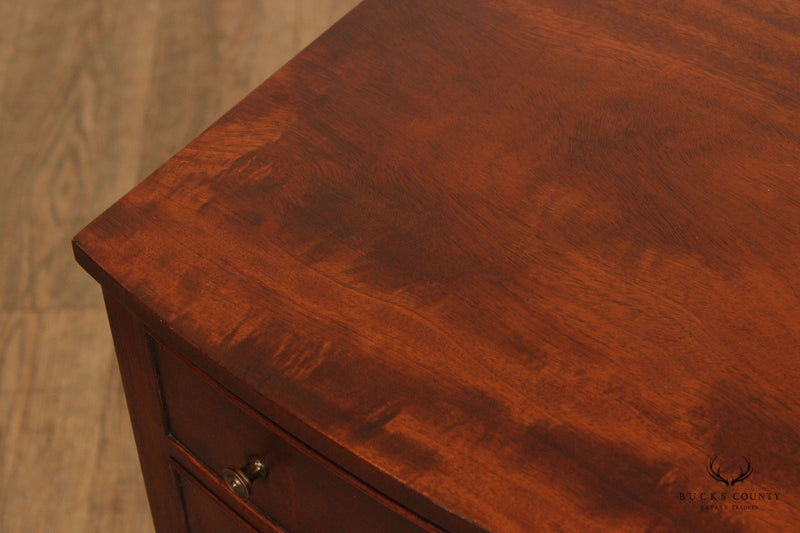 Wm. A. Berkey hepplewhite Style Mahogany Two-Drawer Side Table