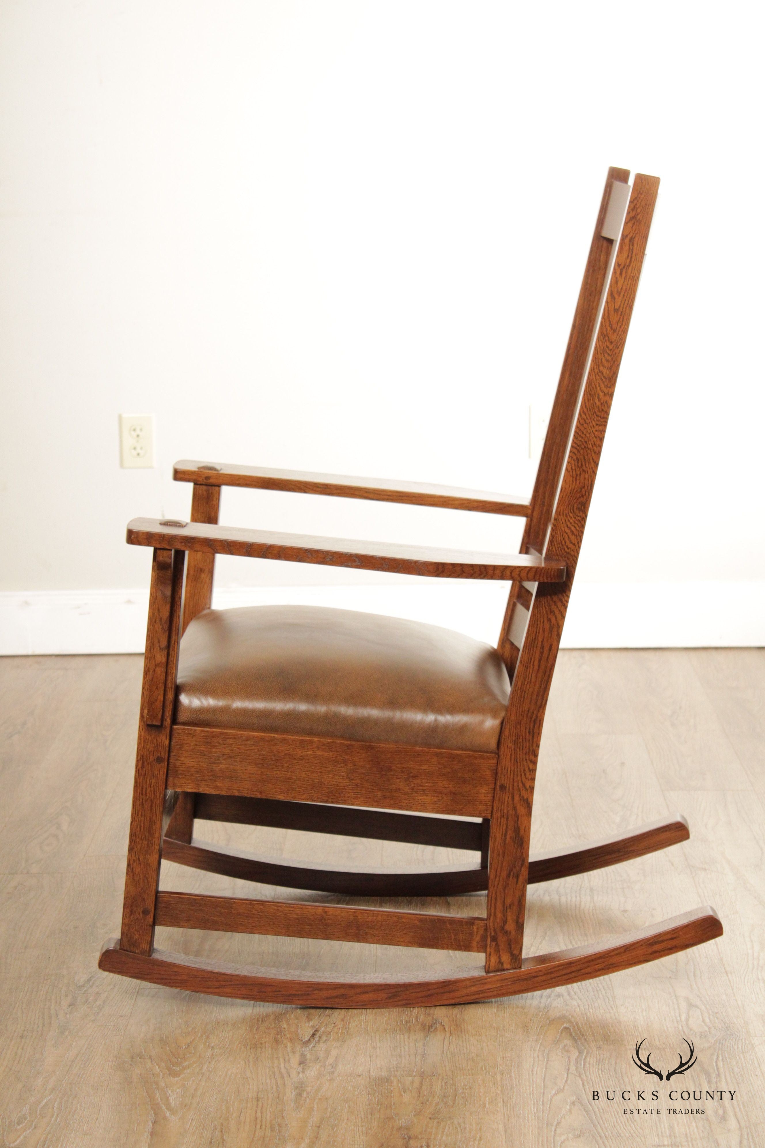 Stickley Mission Collection Oak Chapel Street Rocker