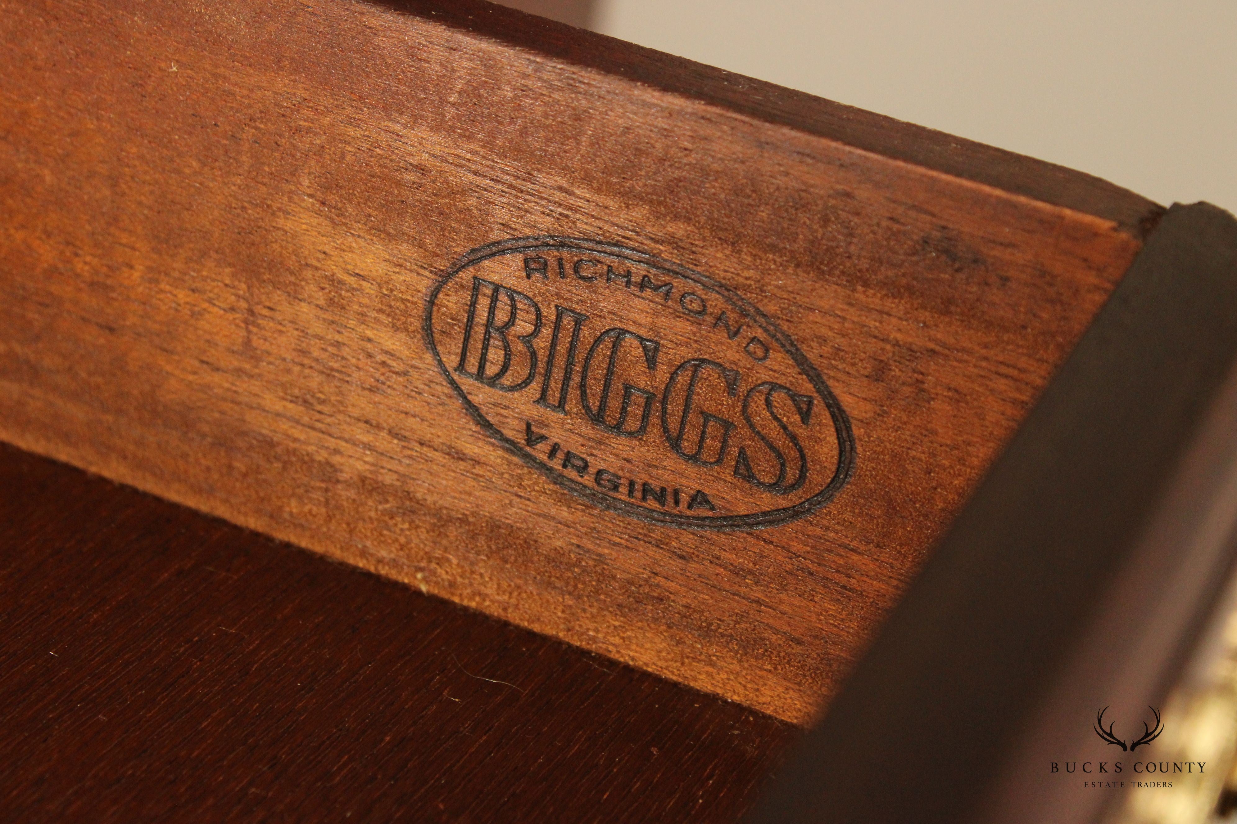 Biggs Furniture Chippendale Style Mahogany Highboy Chest