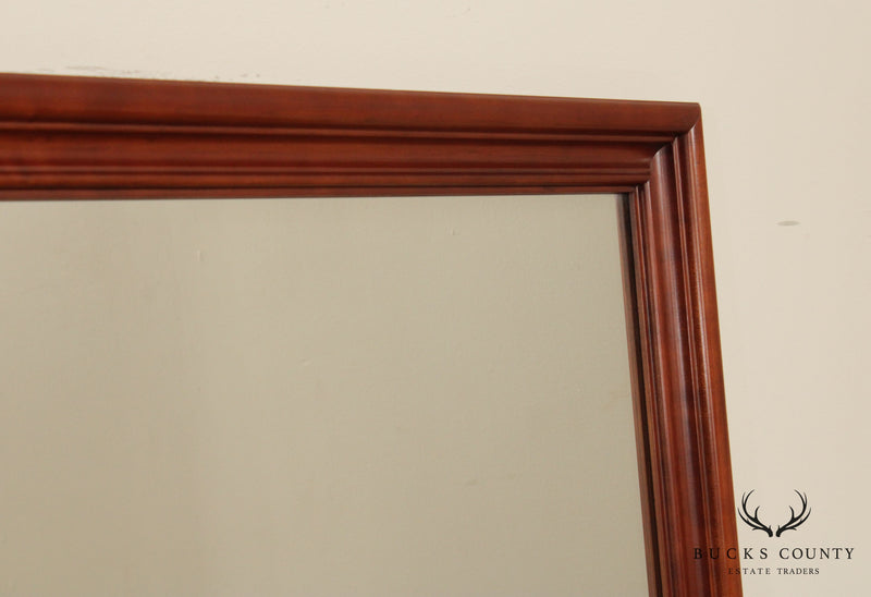 `Solid Cherry Frame Rectangular Wall Mirror