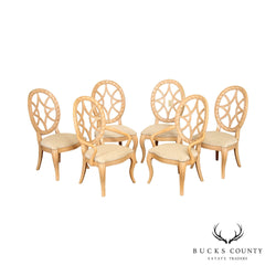 Bernhardt Furniture Rendition Collection Set of Six Dining Chairs