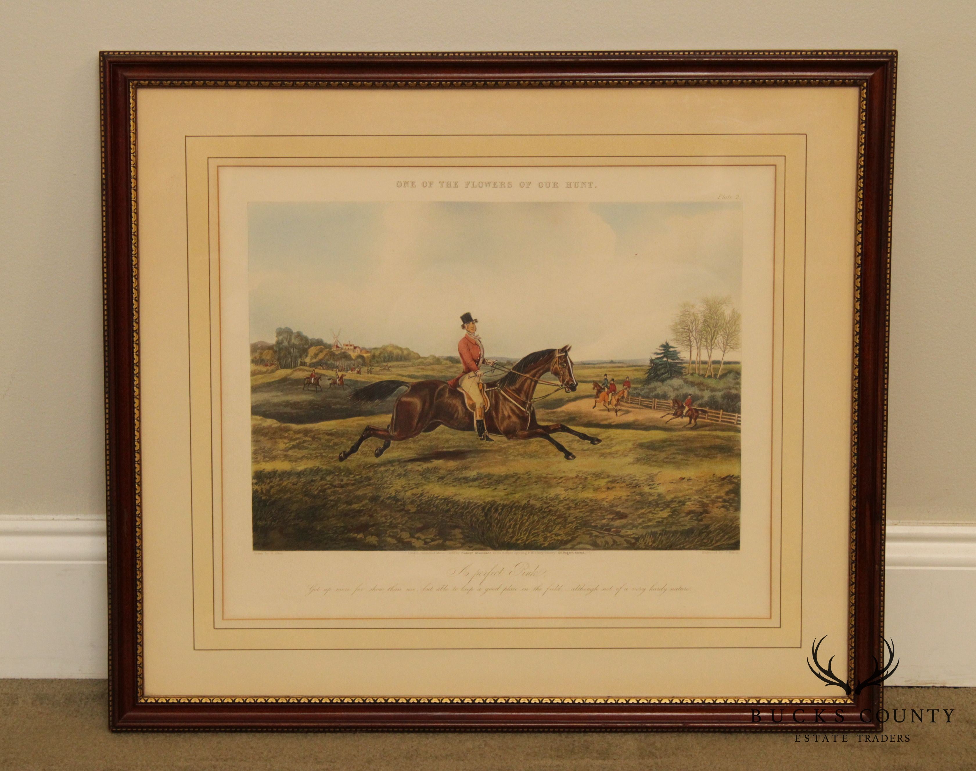 Henry Thomas Alken 'One of the Flowers of our Hunt' Vintage Framed Print