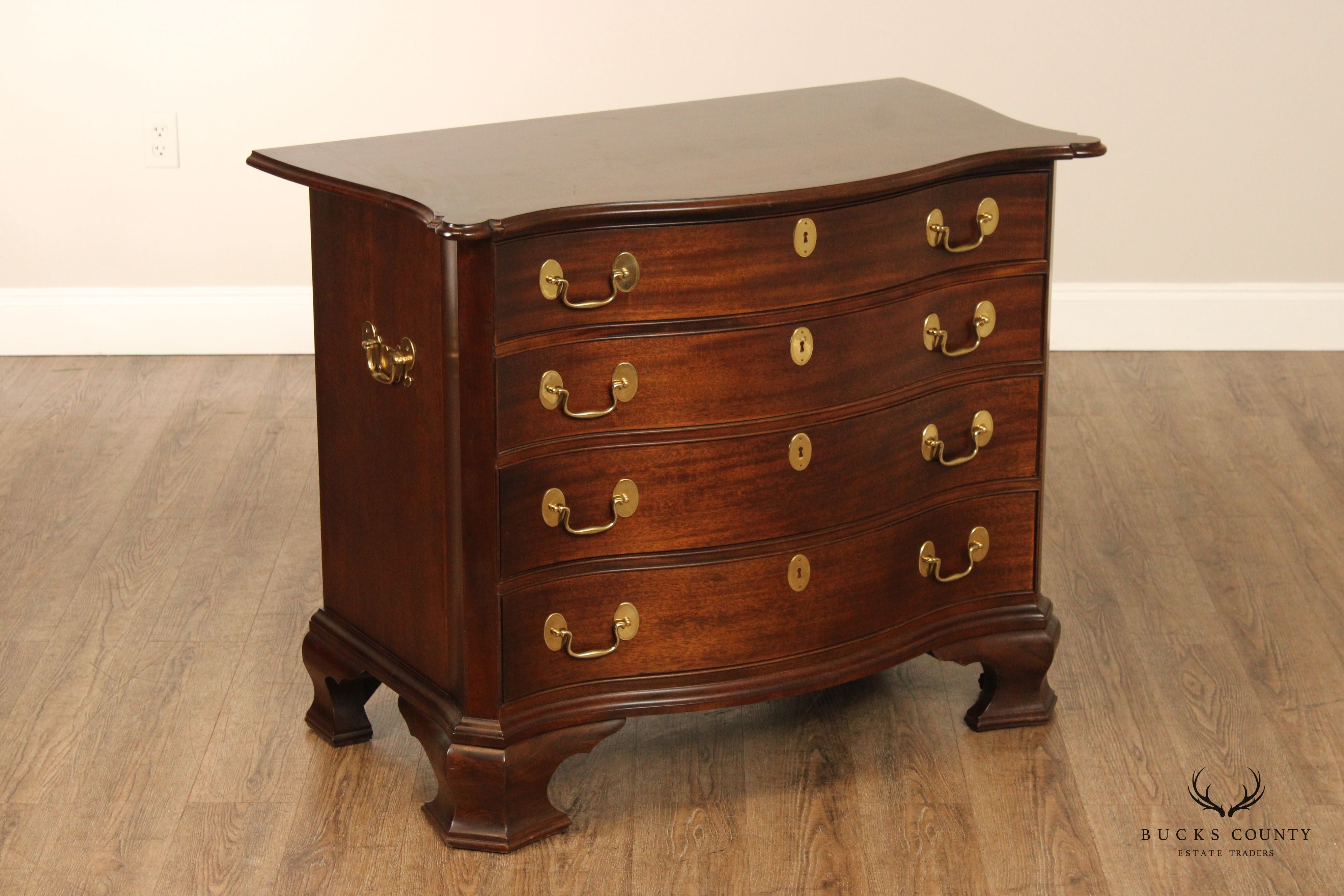 Chippendale Style Mahogany Bachelor's Chest