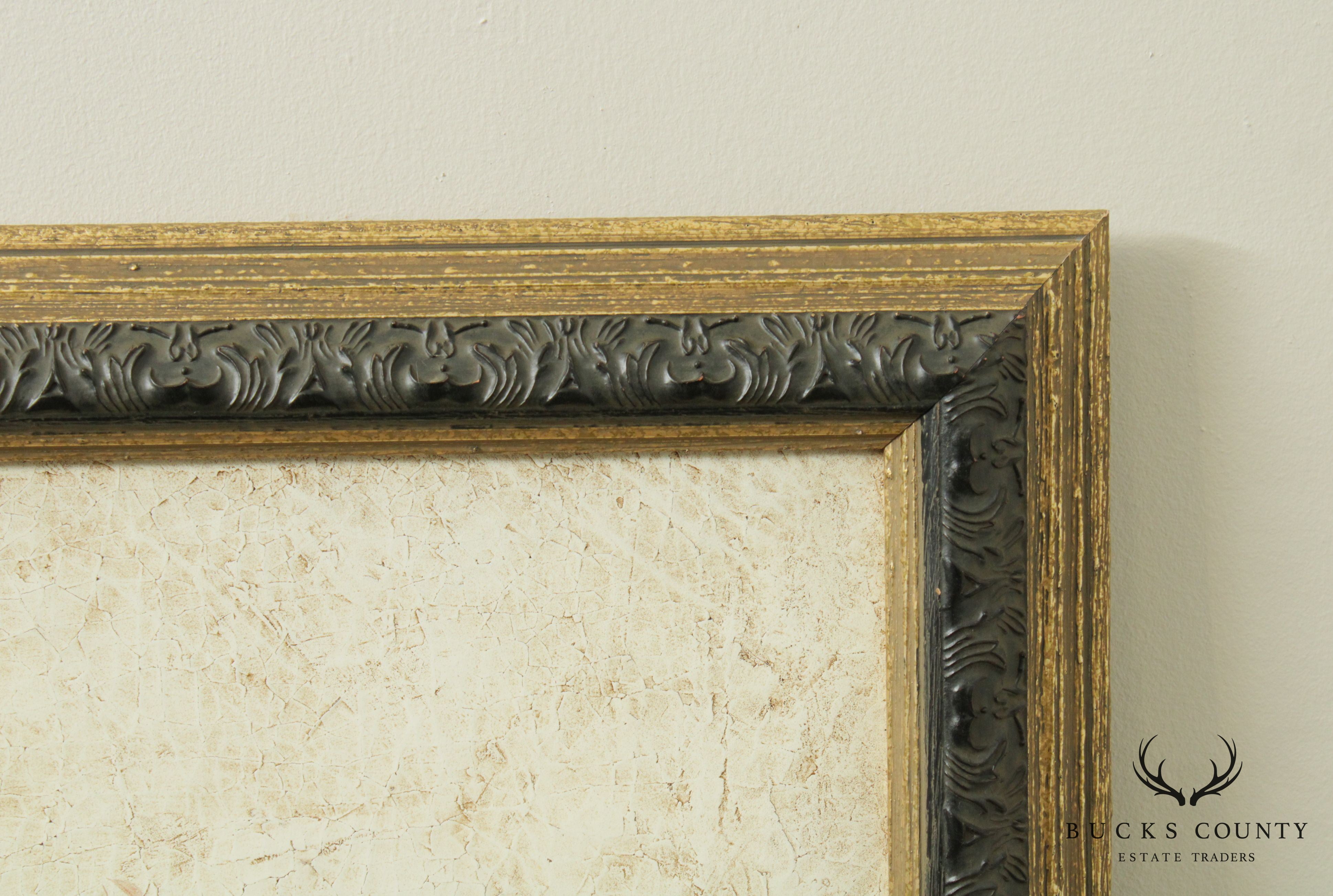 Neoclassical Style Painting, Custom Framed