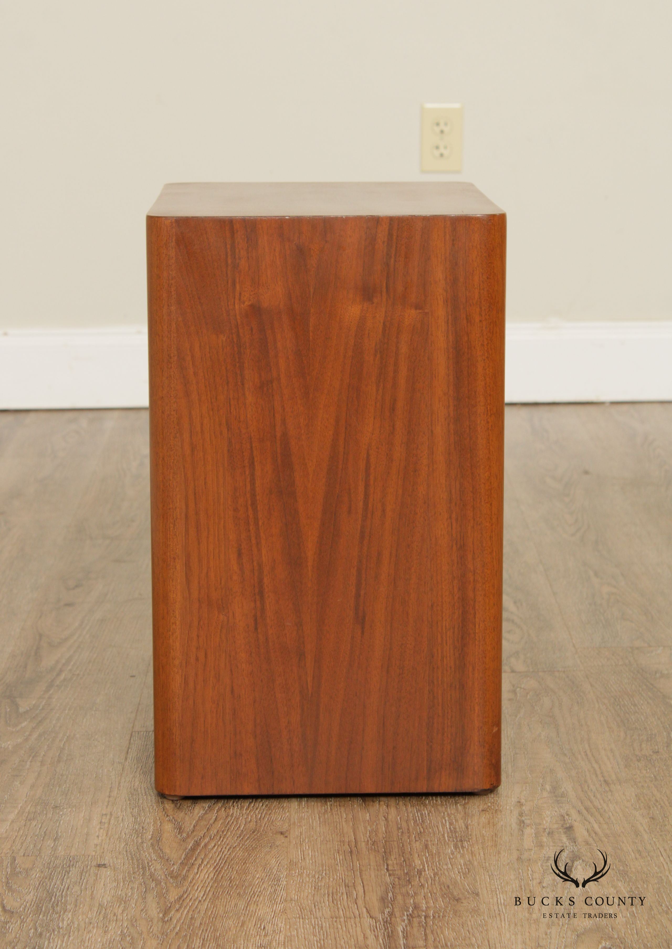 Mid Century Danish Modern Style Walnut End Table