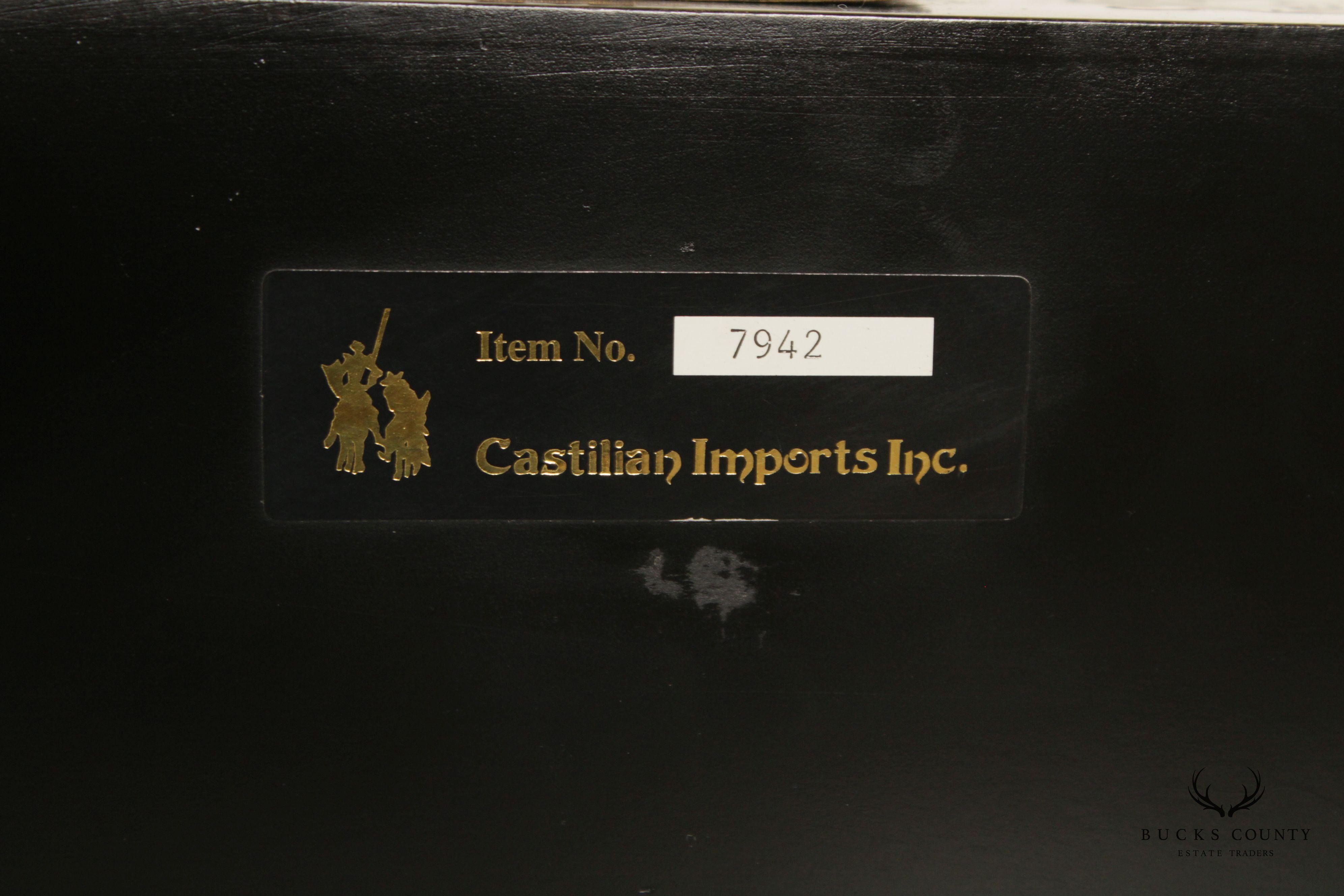 Castilian Imports Parcel Gilt Decorated Long Box