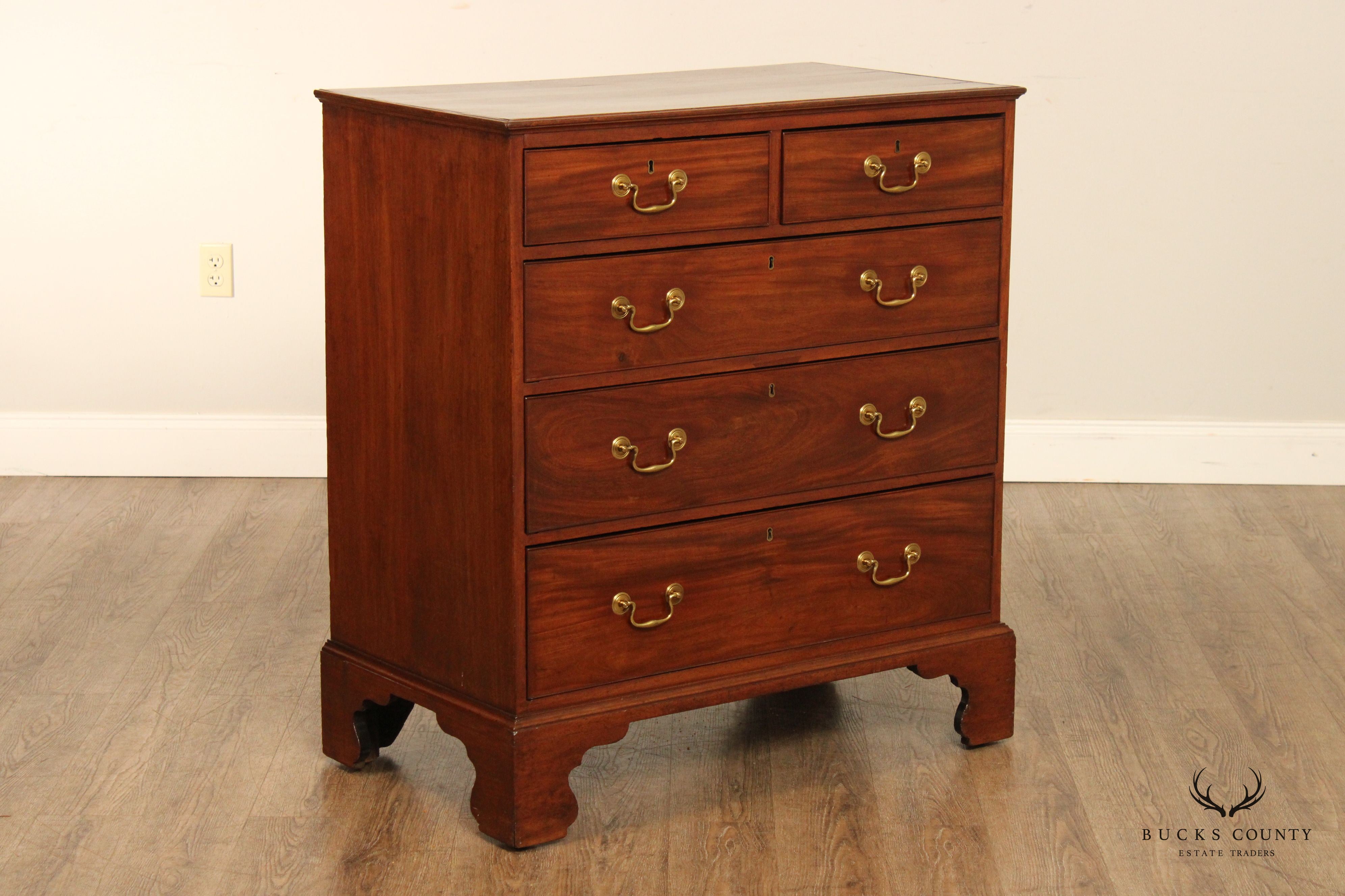 English Chippendale Mahogany Chest of Drawers