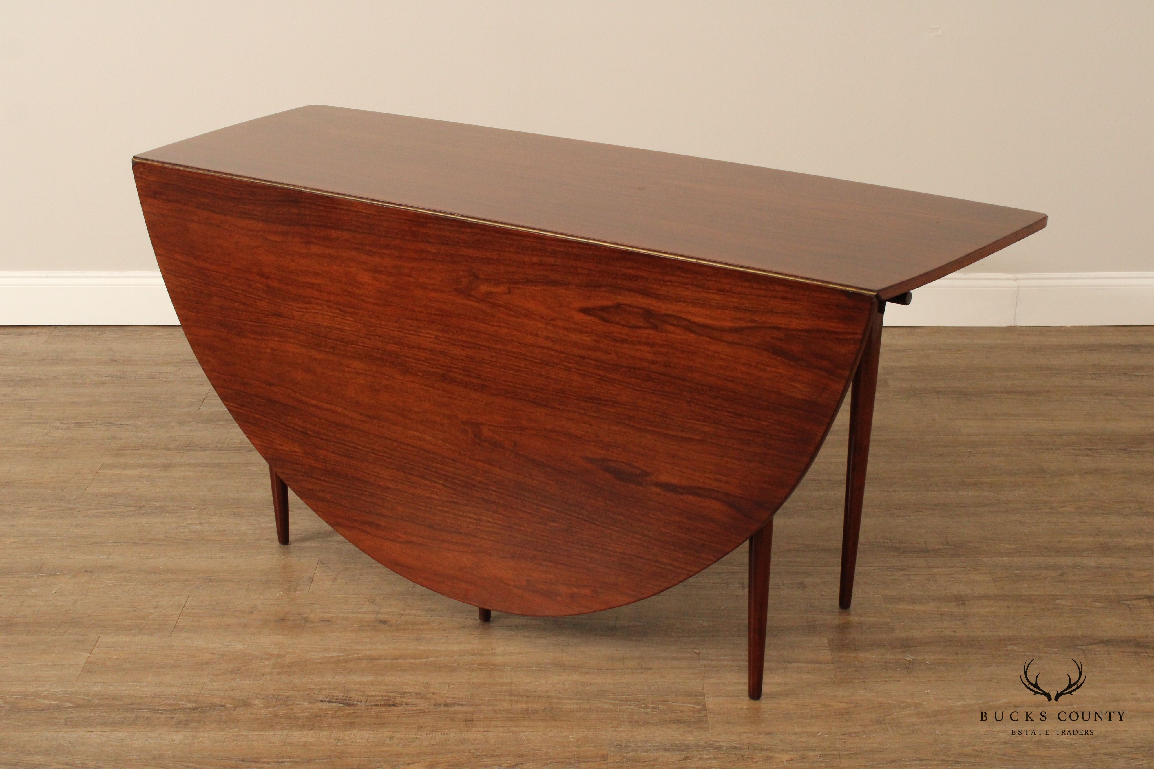 Nakashima for Widdicomb Mid Century Modern Drop-Leaf Walnut Dining Table