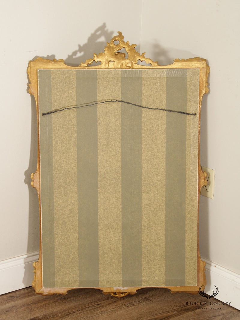 French Baroque Style Gold Gesso Mirror
