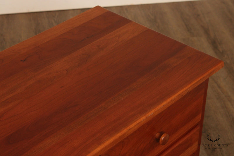 Quality Solid Cherry Wood Long Dresser