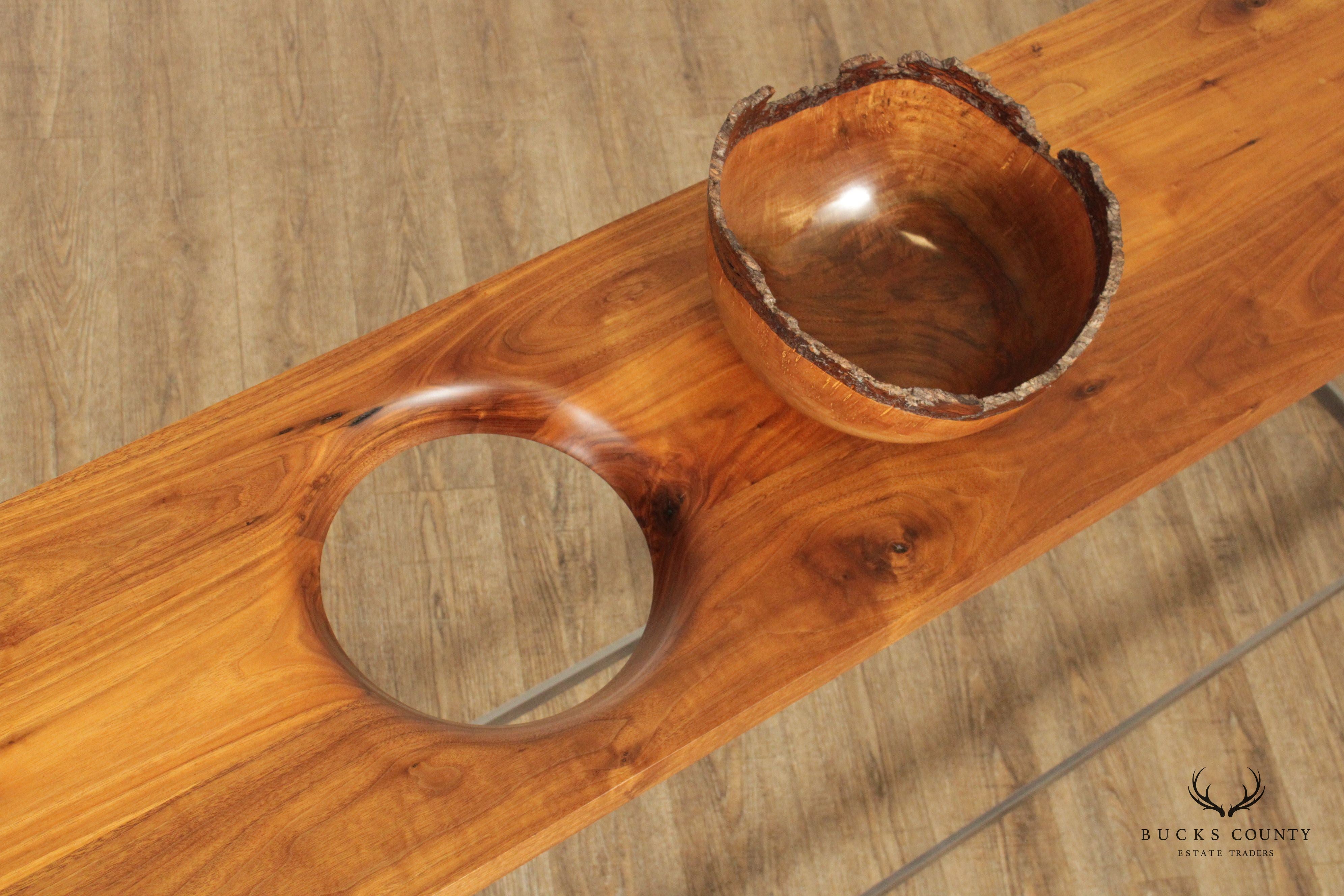 Studio Crafted 72-Inch Black Walnut Console Table