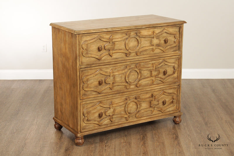 Belgian Style Carved Chest of Drawers