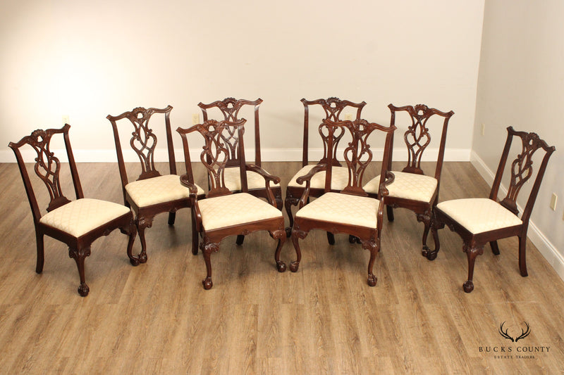 Henredon 'Rittenhouse Square' Set of Eight Mahogany Dining Chairs