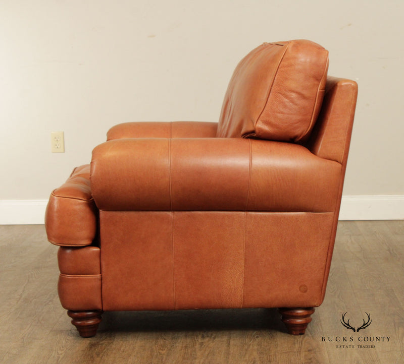 Robb & Stucky Traditional Leather Club Chair