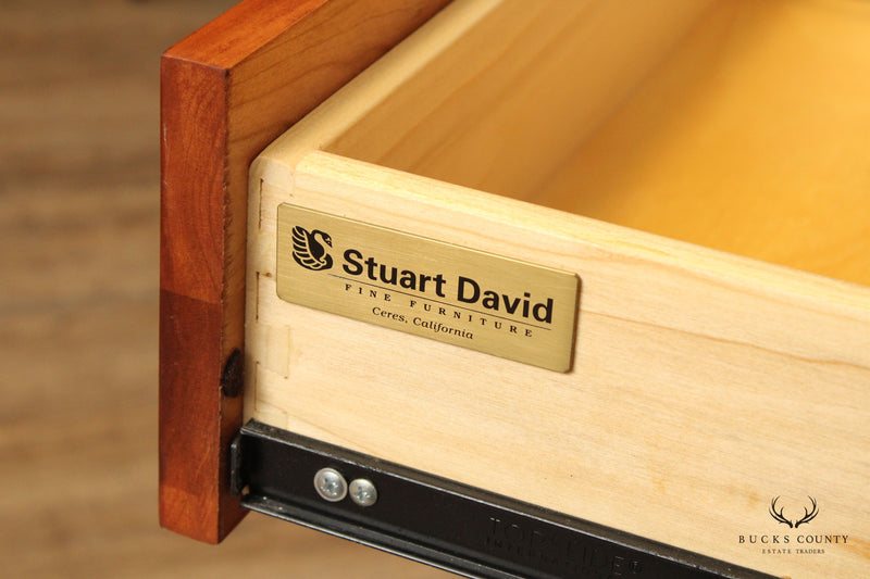 Stuart David Mission Style Cherry Cabinet Nightstand