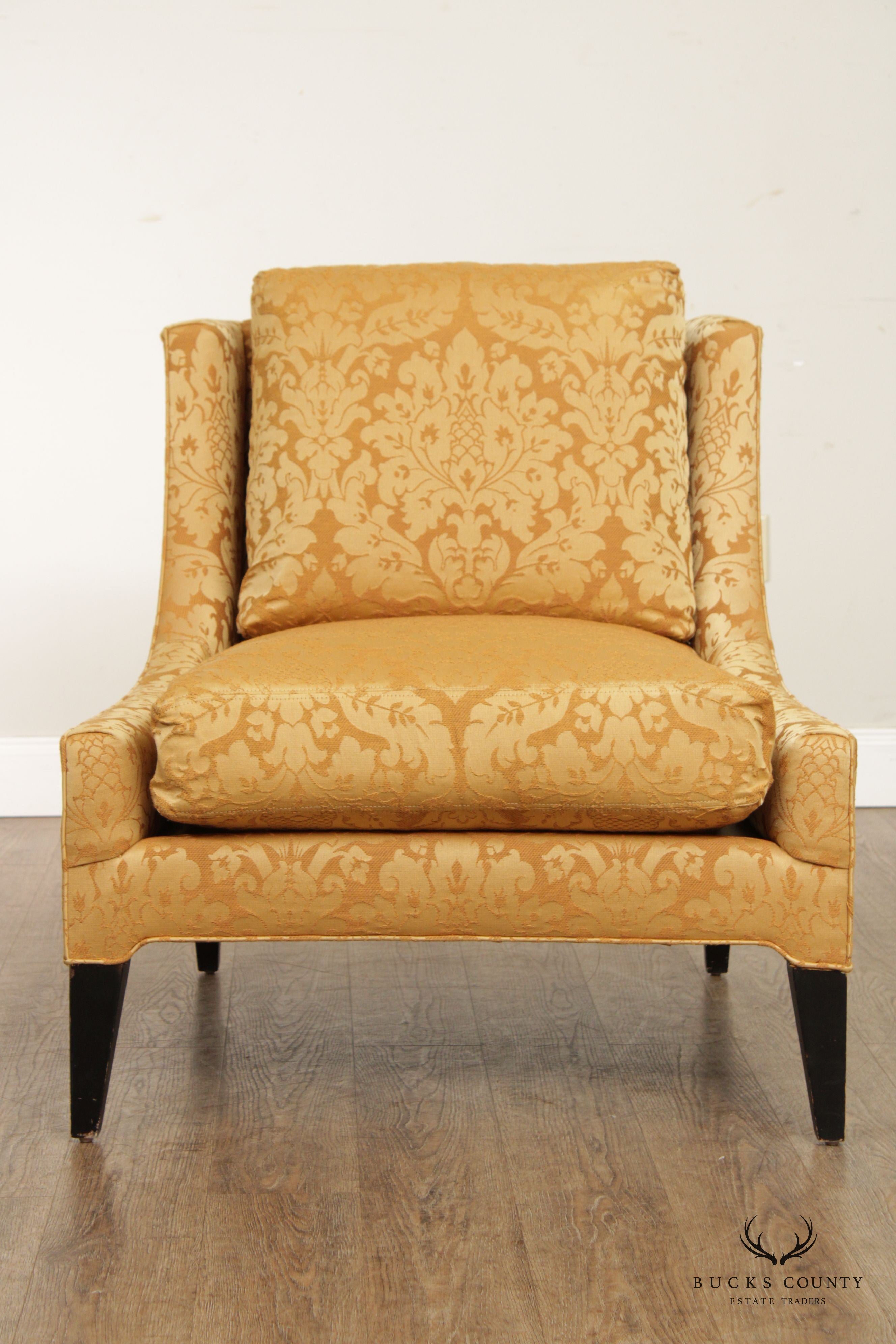 Ferguson Copeland French Directoire Style Pair of Lounge Chairs