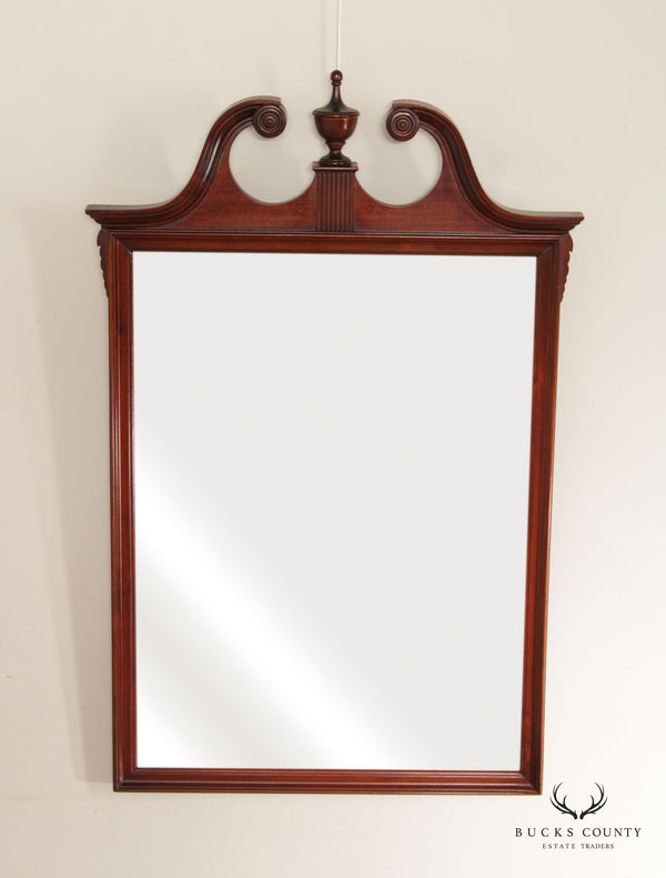 Chippendale Style Vintage Mahogany Wall Mirror