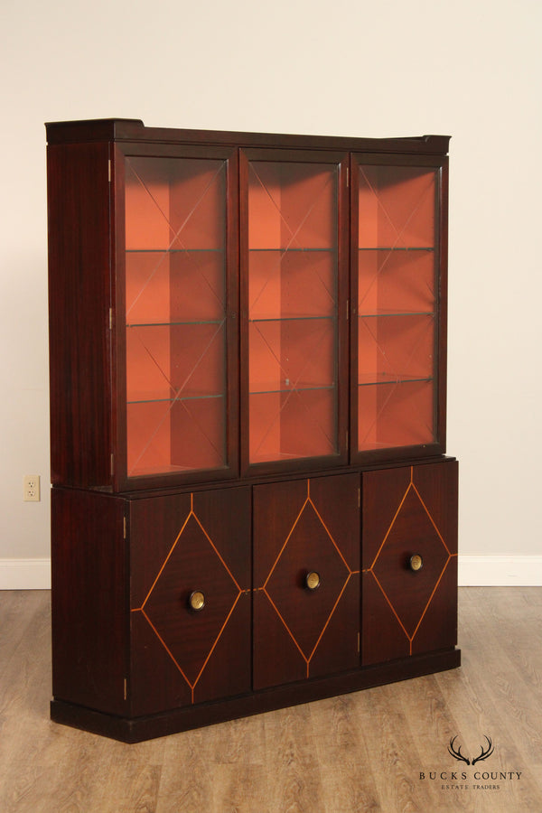 Tommi Parzinger For Charak Modern Breakfront China Cabinet