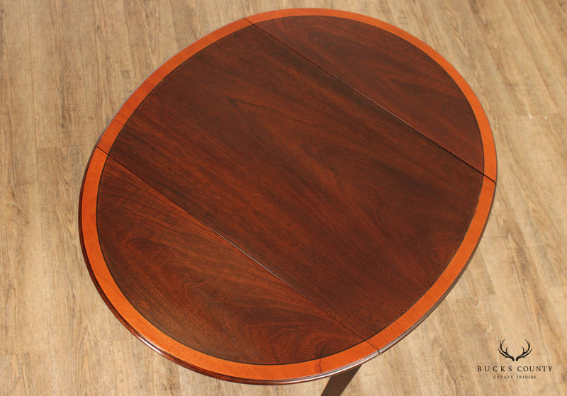 Stickley Hepplewhite Style Mahogany Drop Leaf Pembroke Table