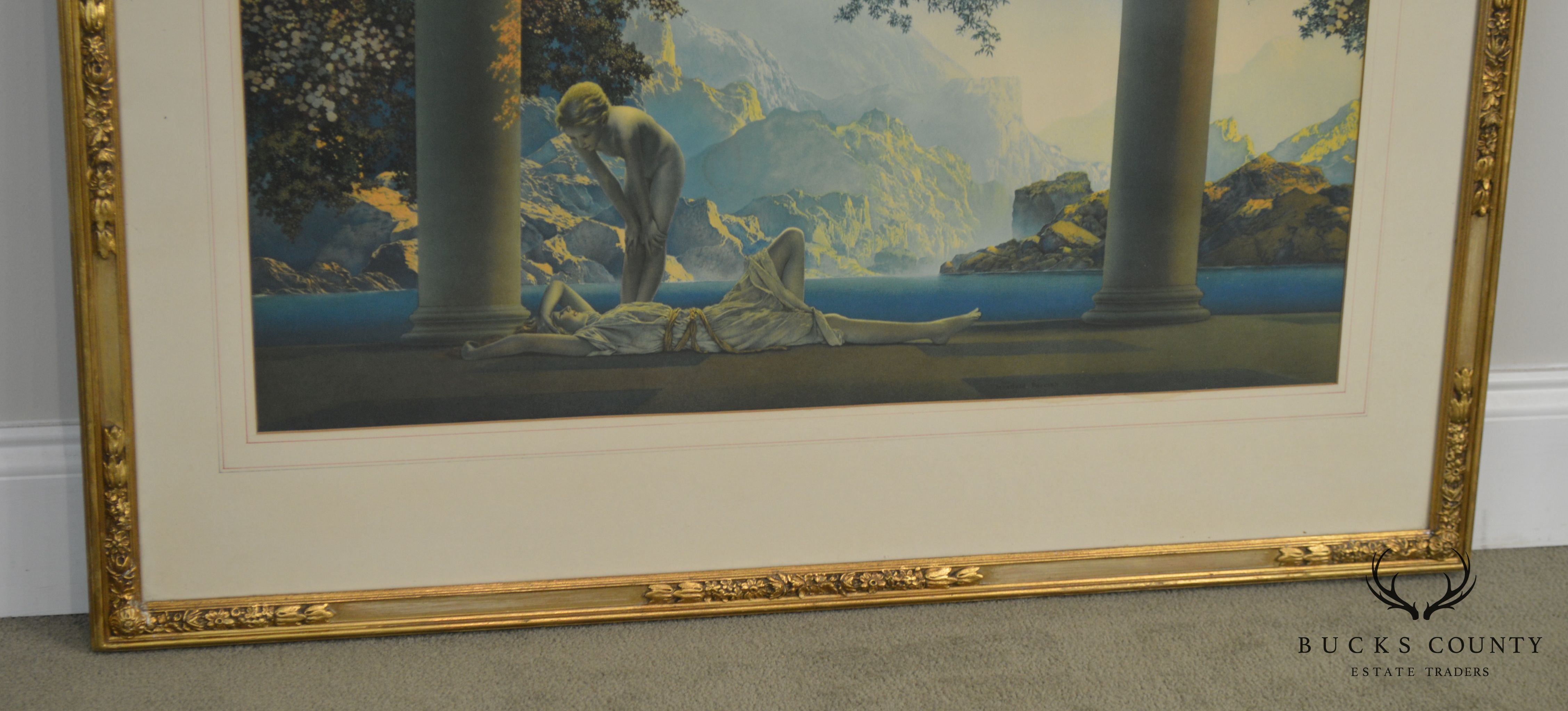 Maxfield Parrish "Daybreak Vintage Framed Print or Lithograph