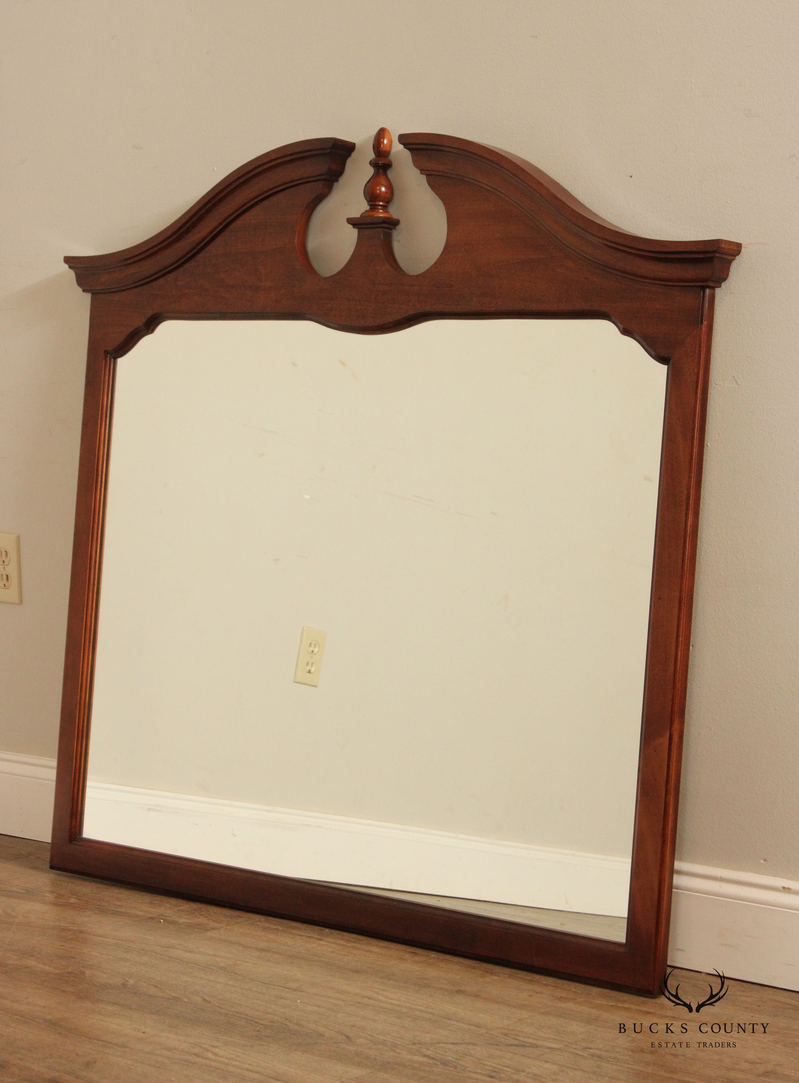 Thomasville Federal Style Cherry Wall Mirror