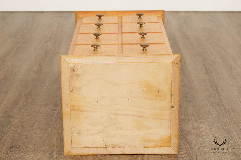Handcrafted Curly Maple Apothecary Cabinet Side Chest