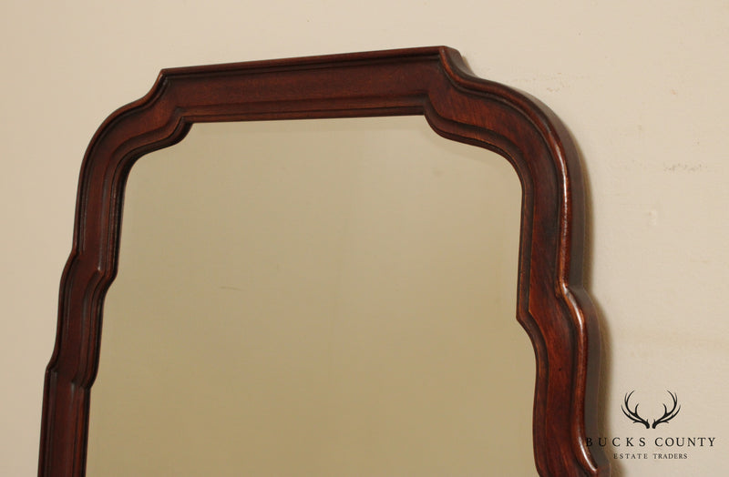 Drexel 18th Century Collection Mahogany Queen Anne Style Mirror