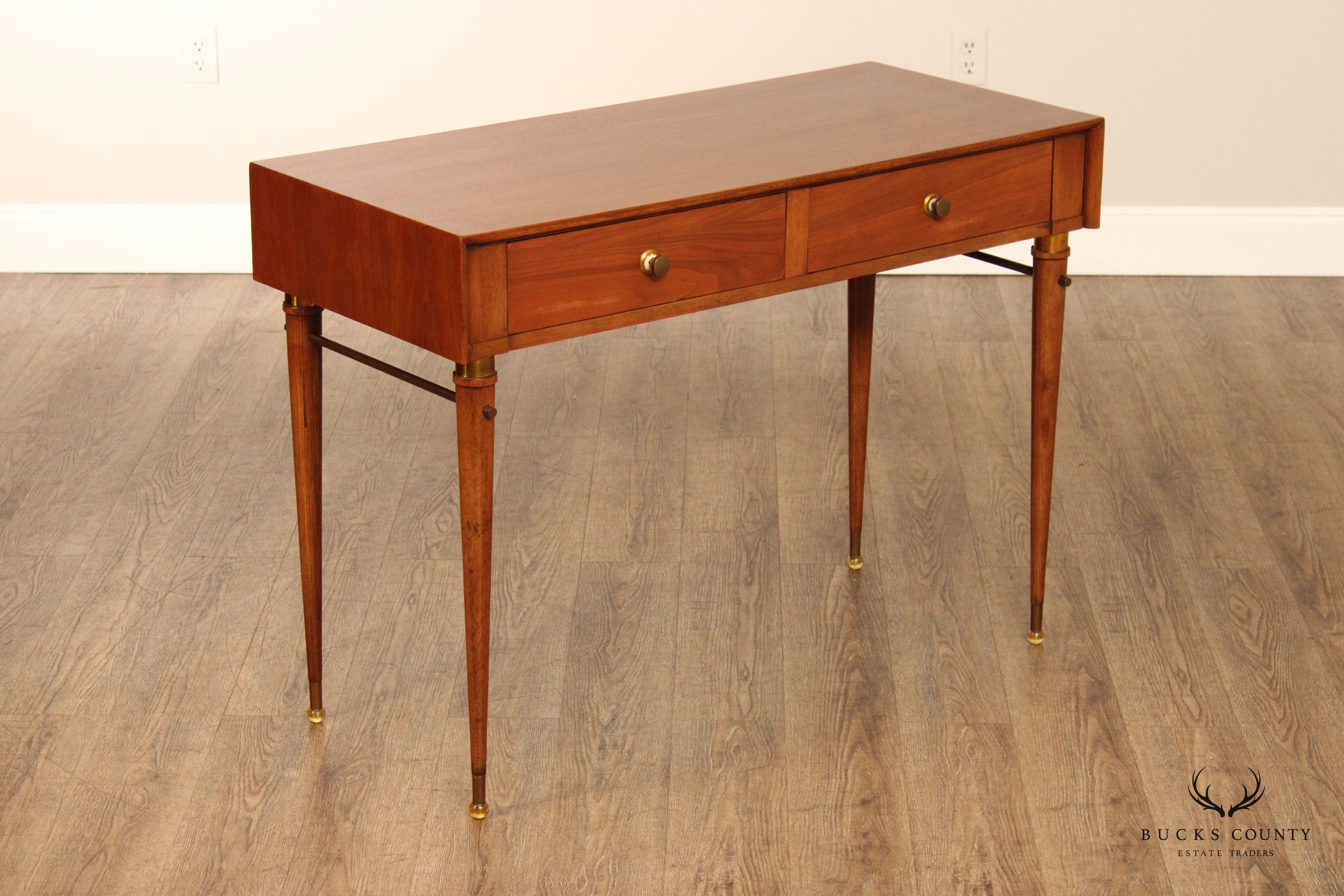 Mid Century Modern Walnut Writing Desk