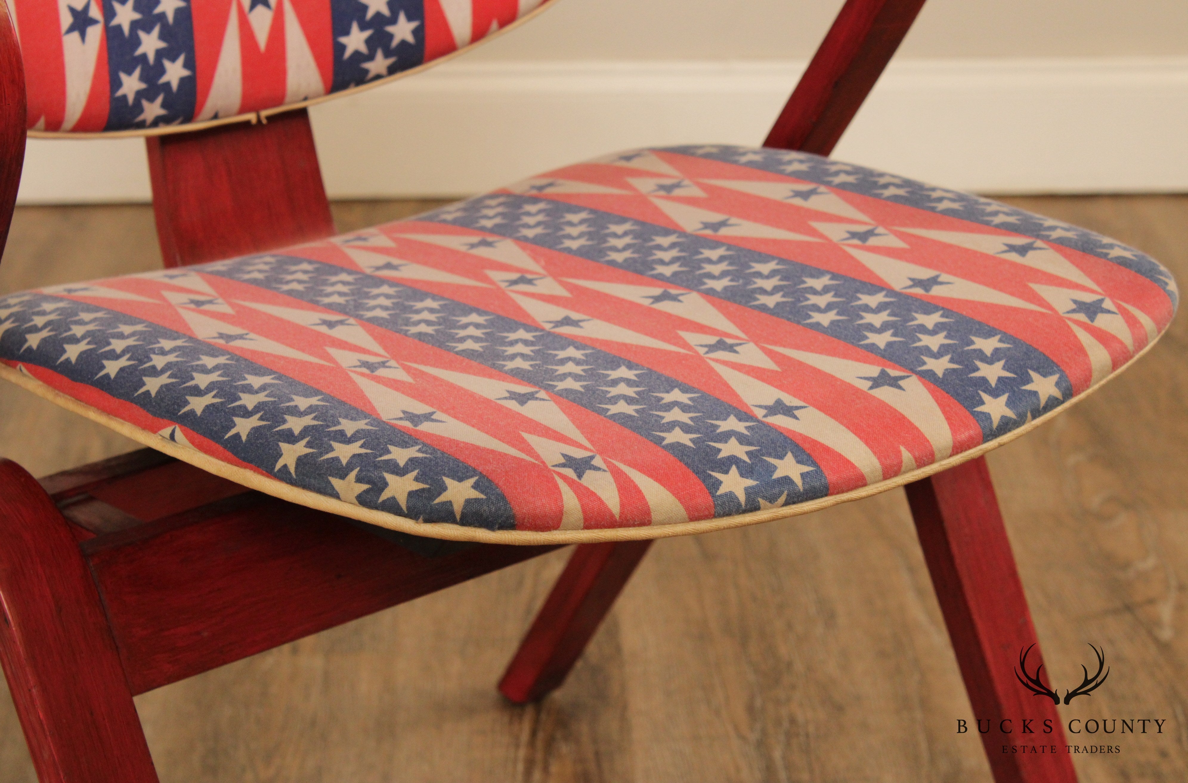 Thonet Mid Century Modern Bentwood Patriotic Armchair