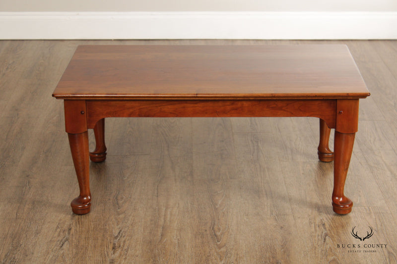 Stickley Vintage Queen Anne Style Cherry Coffee Table