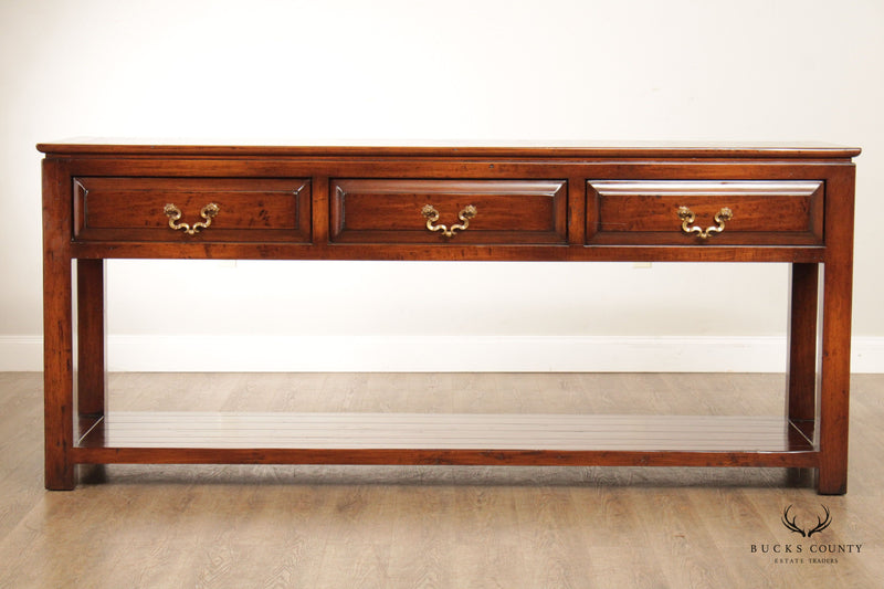 Rustic European Style Sideboard Server or Console Table