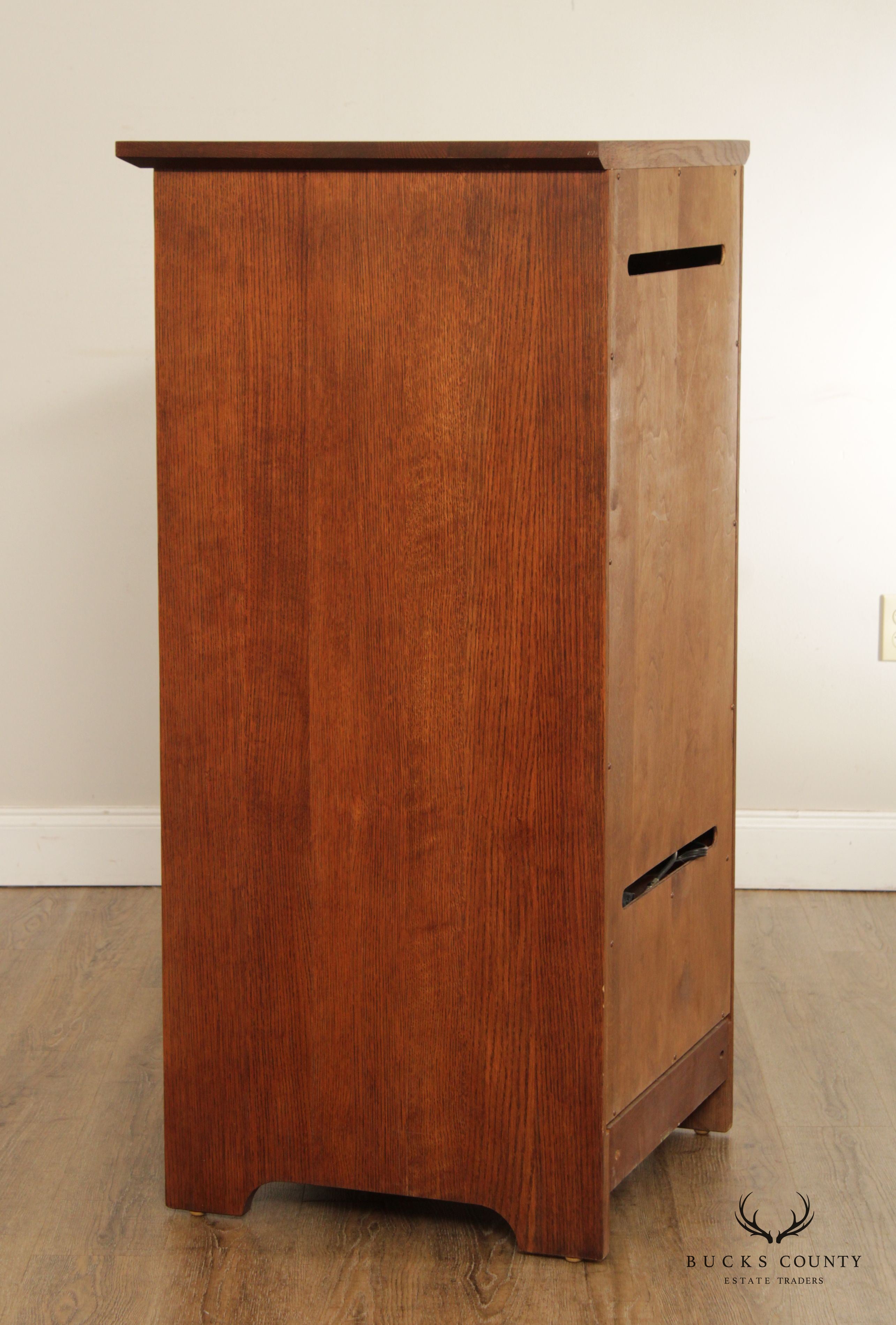 Stickley Mission Collection Oak Audio Unit