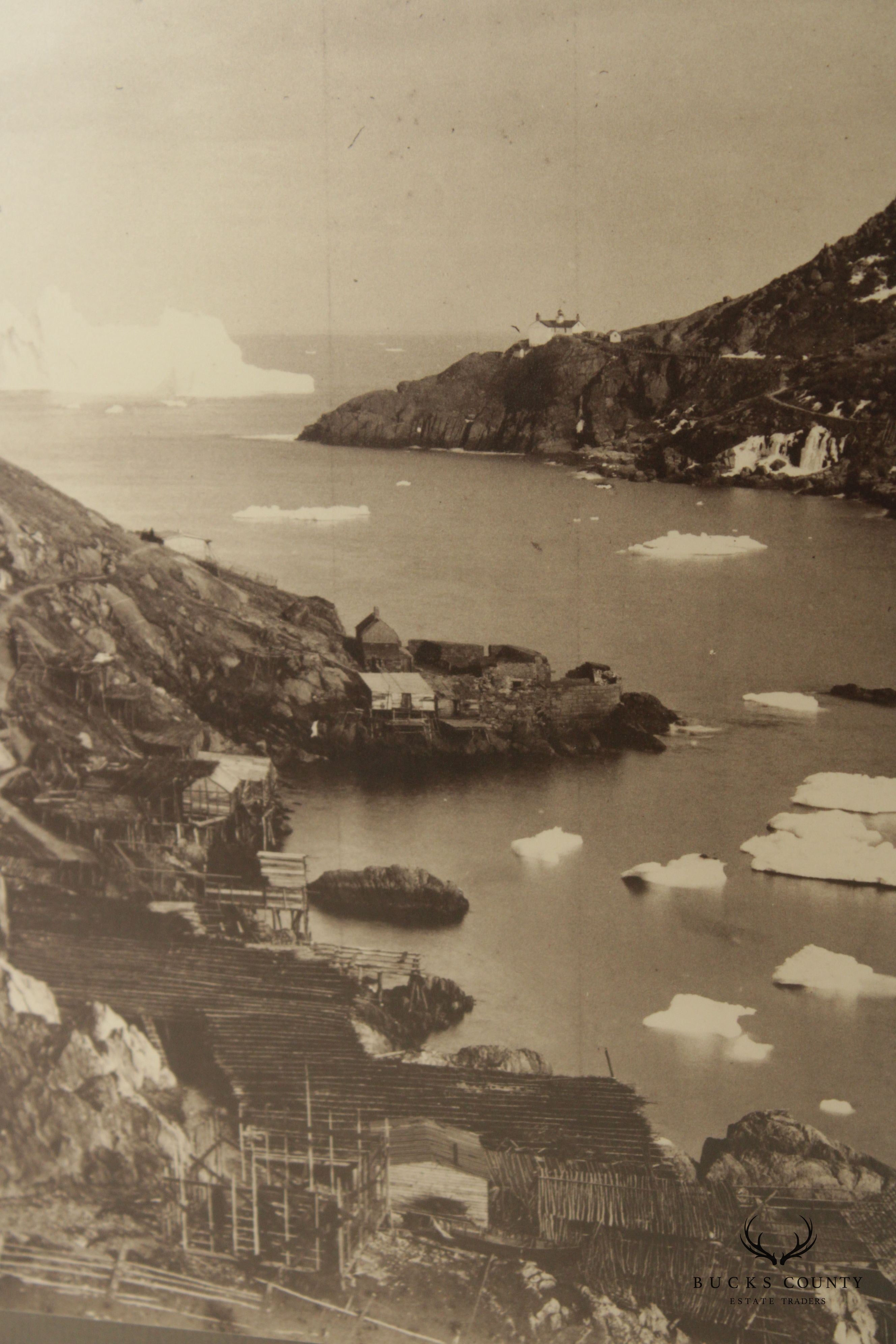 Antique 1900s The Battery St. Johns Newfoundland Photography