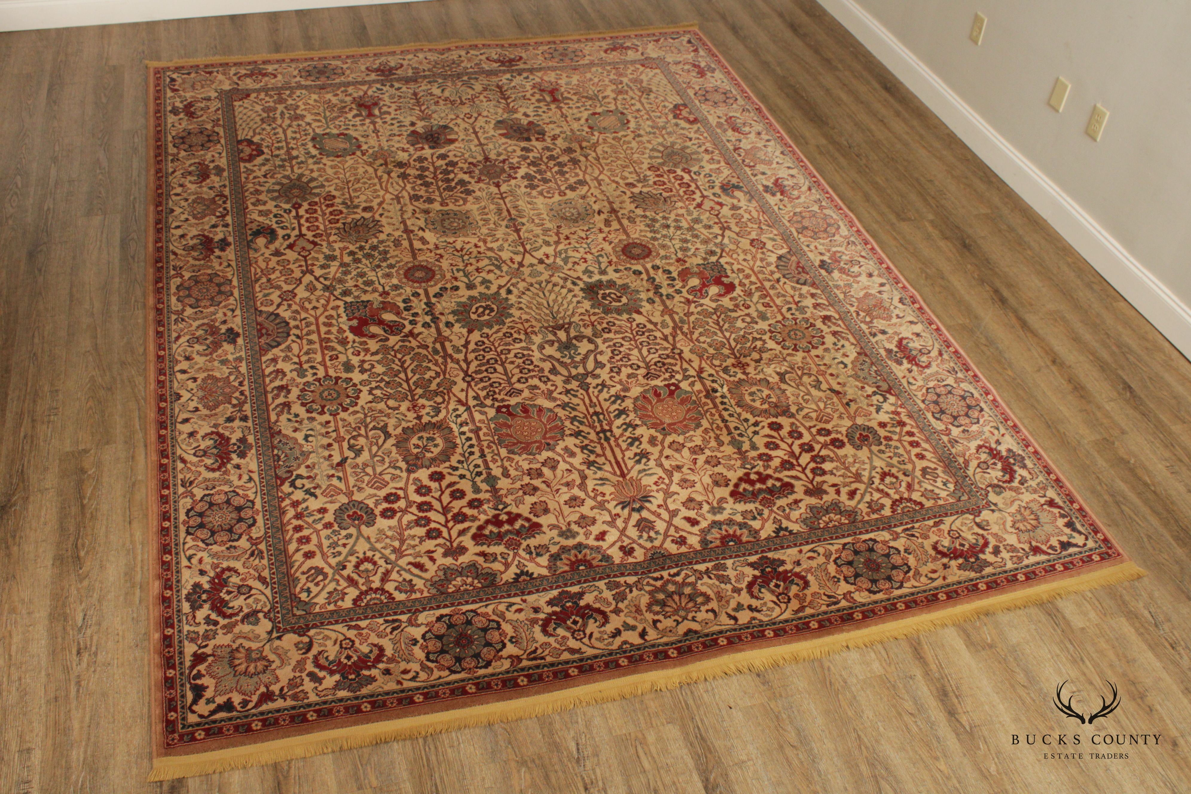 Karastan Rubaiyat 'Agra Ivory' 8' 2 inch x 11' 6 inch Wool Area Rug