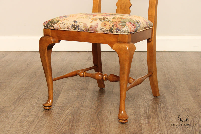 Ethan Allen 'Circa 1776' Set of Six Maple Dining Chairs