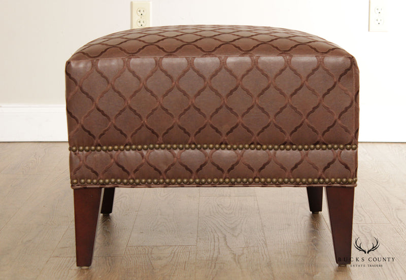 Vanguard Furniture Square Custom Upholstered 'Zoe' Ottoman