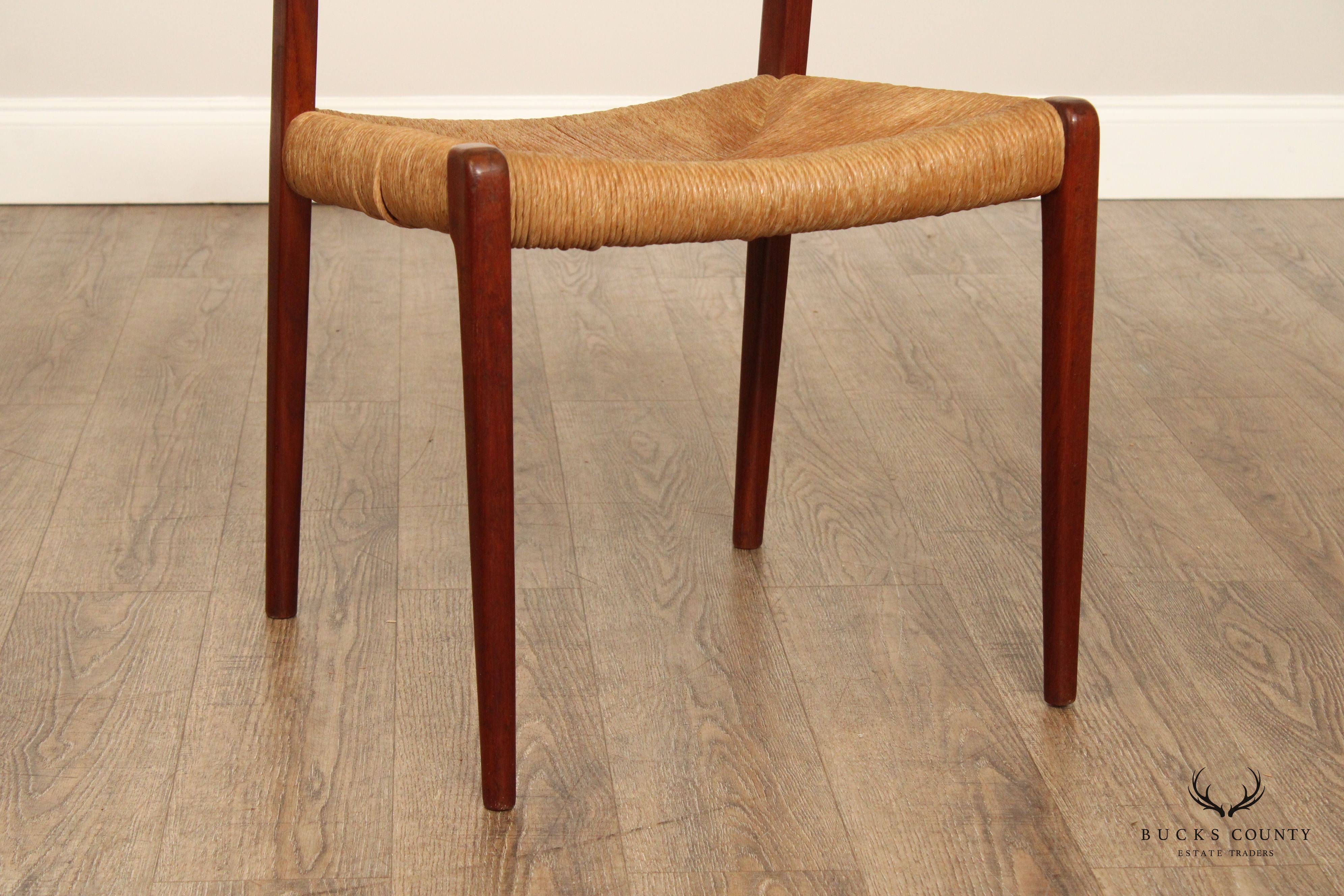 Niels Møller Danish Modern 'Model 71' Teak Side Chair