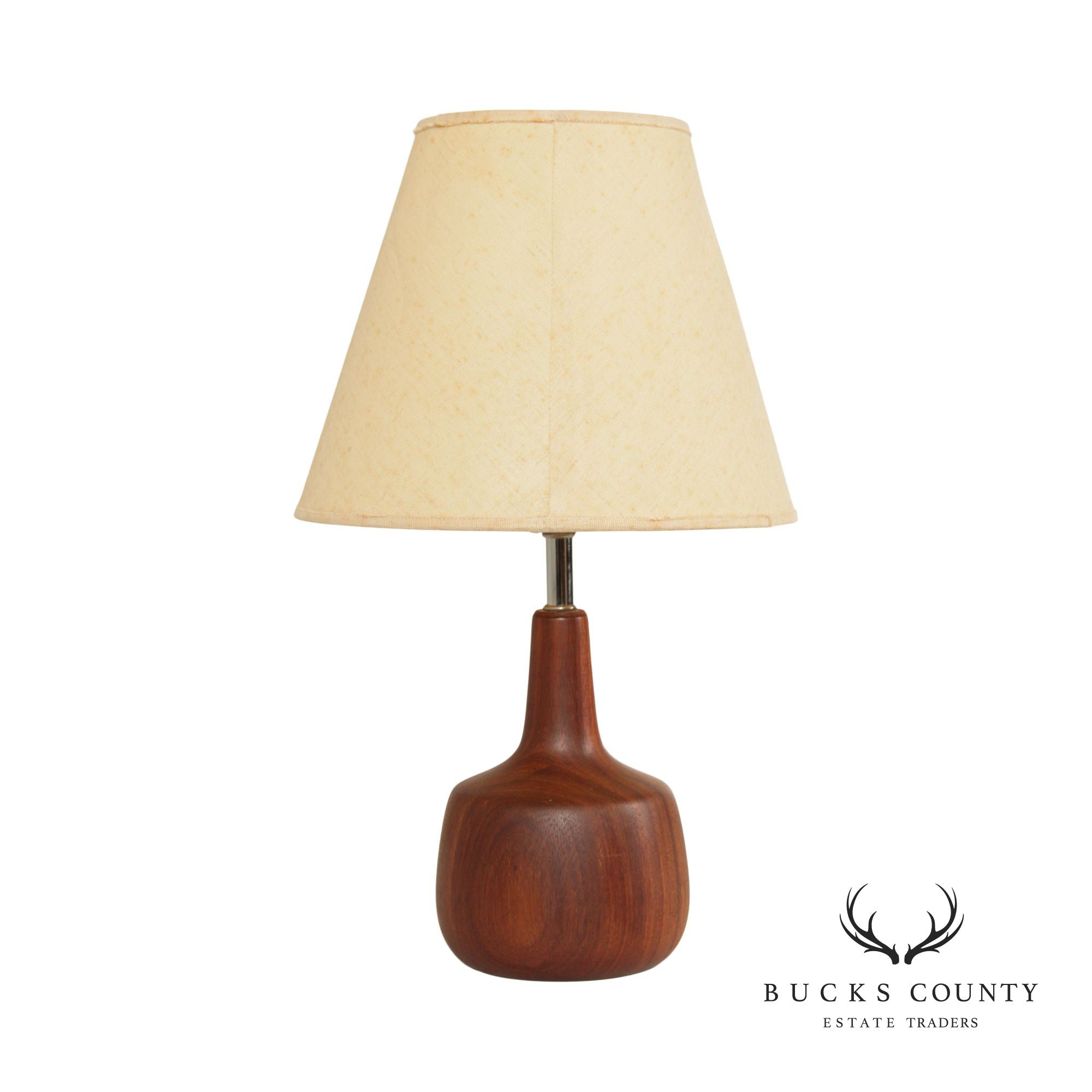 Danish Modern Teak Table Lamp