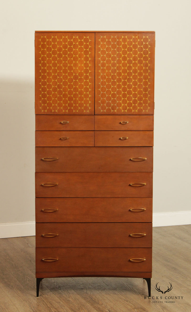 Carl Otto For Heywood Wakefield 'Contessa' Armoire Chest of Drawers